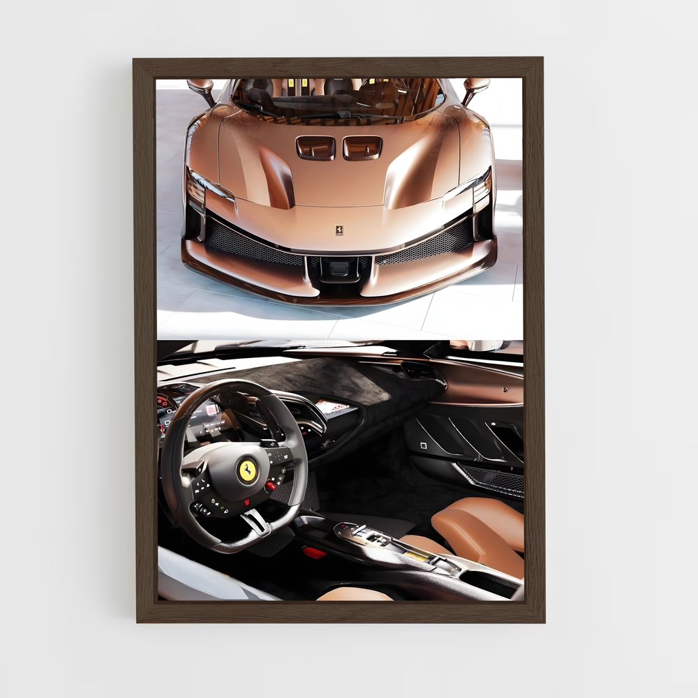 Poster Performance Élégante – affiche Ferrari (vue 5)